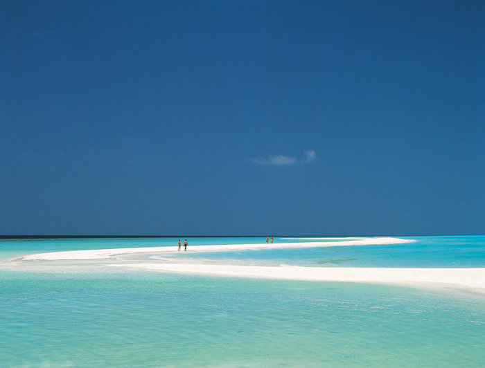 Balade sur un Banc de Sable aux Maldives