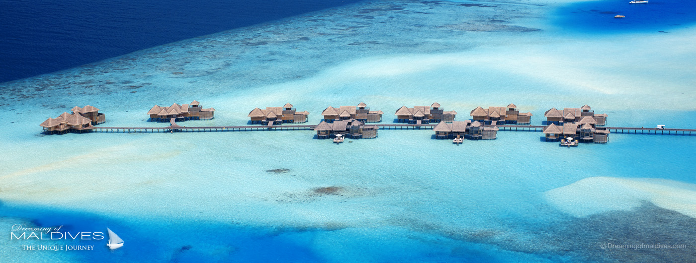 Avis & Visite de l'Hôtel Gili Lankanfushi Maldives Photo aérienne