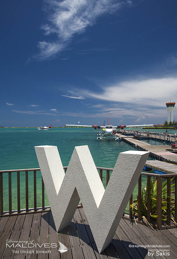 Hôtel W Maldives Vue depuis le Lounge Privé de l'Aéroport