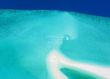 Livre de Photographies des Iles Maldives Photo Aérienne Banc de sable