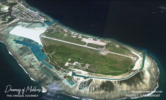 emplacement Gan Αéroport International Maldives Addu Atoll