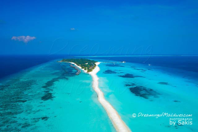 emplacement hôtel Kuredu Island Resort Maldives Lhaviyani Atoll