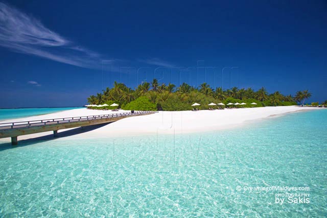 emplacement hôtel Velassaru Maldives Atoll sud de Malé