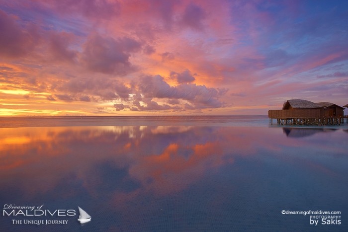 lily beach maldives spa Coucher de Soleil