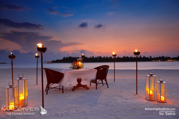 Coucher de Soleil aux Maldives