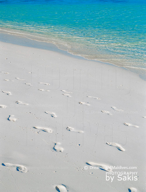 Laissons les plages des Maldives immaculées, une des règles essentielles à suivre...