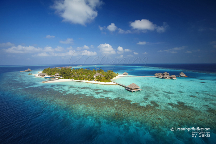 Huvafen Fushi Maldives Photo aérienne - Une dernière vue sur Huvafen Fushi.