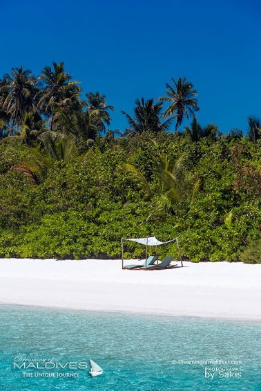 Une Plage Paradisiaque aux Iles Maldives