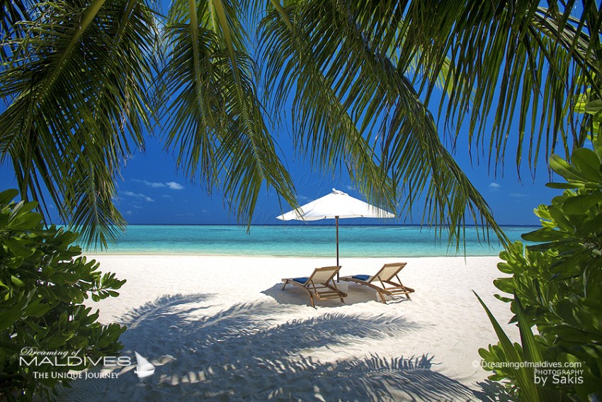 Une Plage Paradisiaque aux Iles Maldives
