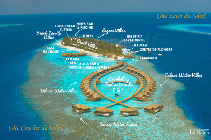 Carte Aérienne de Lily Beach Maldives