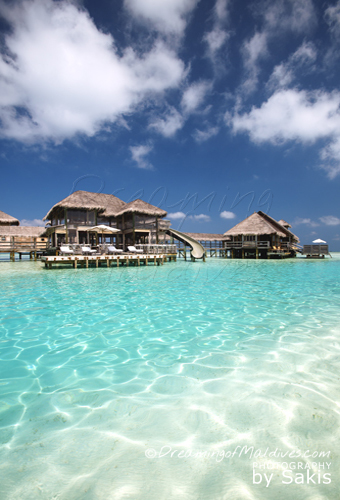 La Plus Grande Villa sur Pilotis au Monde. le toboggan - La Private Reserve, Gili Lankanfushi Maldives