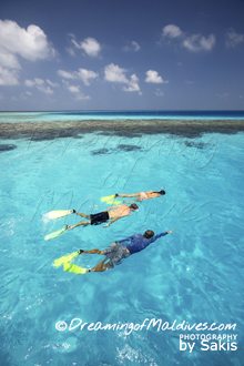 La Plus Grande Villa sur Pilotis au Monde. Plongee avec guide- La Private Reserve, Gili Lankanfushi Maldives