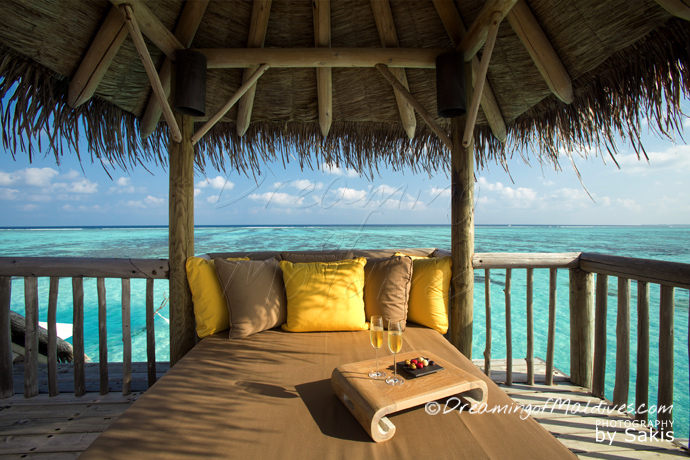 gili lankanfushi Maldives private reserve incroyable villa sur pilotis