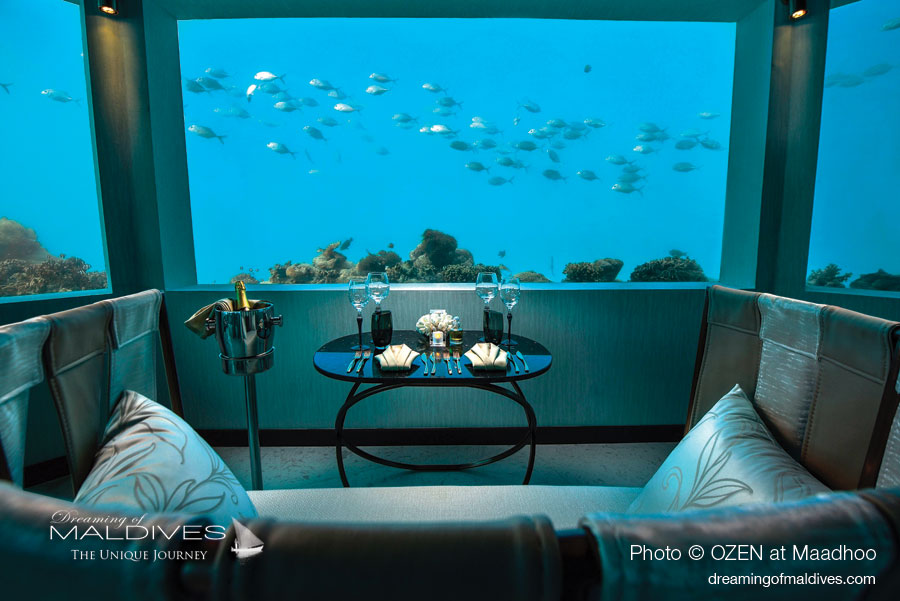 M6m restaurant sous-marin OZEN at Maadhoo Tout Inclu Maldives