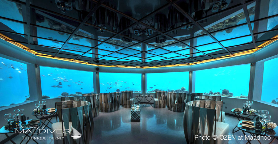 M6m restaurant sous-marin OZEN at Maadhoo Tout Inclu Maldives