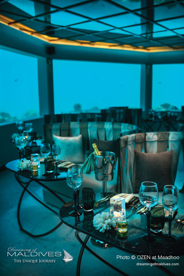 M6m restaurant sous-marin OZEN at Maadhoo Tout Inclu Maldives