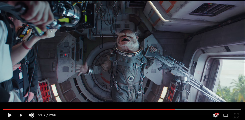 Tournage star Wars Rogue one Maldives planète Scarif