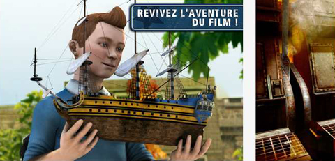 Tintin et le Secret de la Licorne - Le jeu pour iPhone et iPad. Tintin et le Secret de la Licorne - Le jeu pour iPhone et iPad.