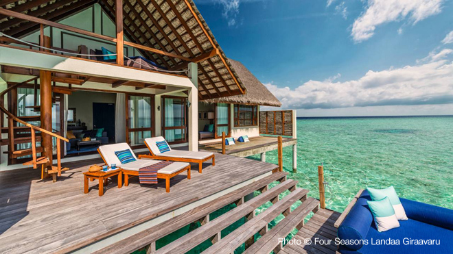 fours seasons Landaa Giravaru Maldives Top 10 Meilleurs Hotels des Maldives Annee 2013