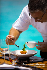 Chef Umberto Piccolini Anantara Kihavah Maldives