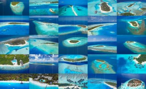 25 Aerial Views of Maldives Island Resorts
