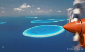 Photo of the day Maldives blue rings aerial view