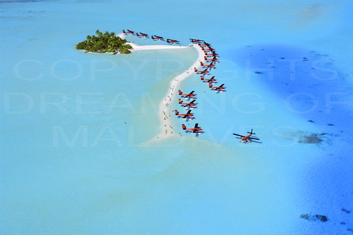 Aerial Photo of Maldives Aerial Photo of Maldives by Sakis Papadopoulos