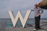 Kevin Spacey at W Retreat and Spa Maldives