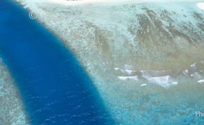 Maldives Reefs and Lagoons aerial view