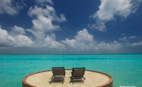 View from a Beach Villa with private deck at Anantara Dhigu Maldives