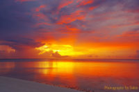 Photo of the day Red sunset in Maldives
