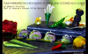 The Maldivian Tuna Curry Marinade, a family recipe by Umberto Piccolini, Chef at Anantara Kihavah Maldives