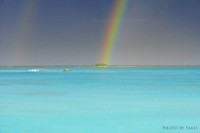 A photo of a Rainbow over a Maldives Island for 2011
