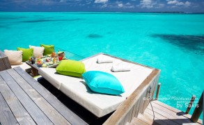Photo of The Day : Dreamy View from Six Senses Laamu Water Villa deck