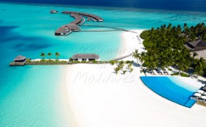 Dreaming of an Infinity Pool at Velassaru Maldives. Aerial Views on the Blue…