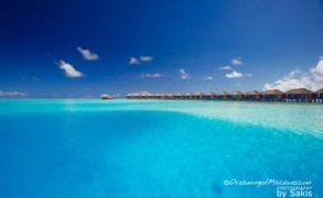 Photo of The Day : Water Villas in the Blue at Velassaru Maldives