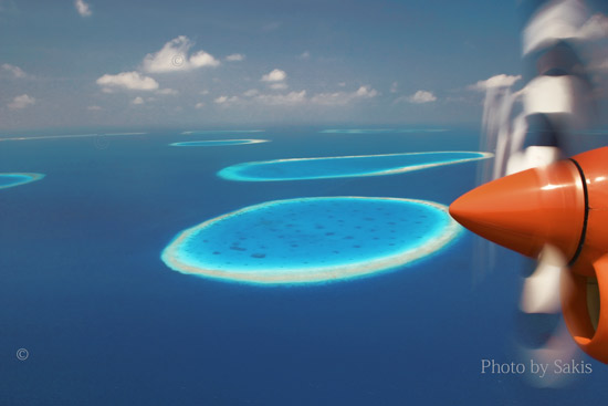 Maldives aerial photo