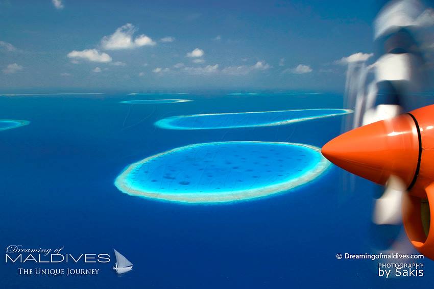 Photo of Maldives – Aerial View of the Maldives Islands