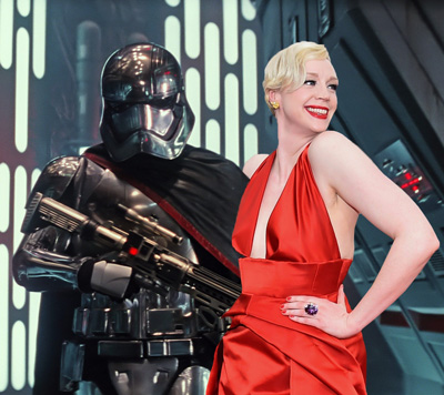 Gwendoline Christie aka Captain Phasma