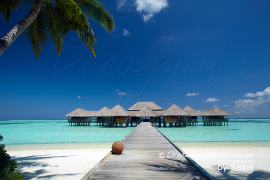 Gili Lankanfushi Maldives - The over-water Spa, the entrance