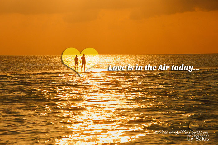 Happy Valentine maldives