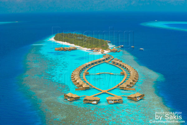 Lily Beach Maldives aerial view photo gallery