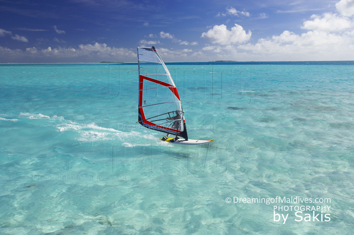 Funboard in Maldives...Pure Paradise for Watersports | Photo © Sakis Papadopoulos