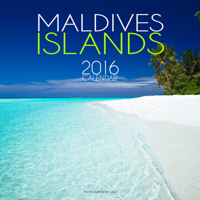 2016 Wall Calendar Islands Maldives