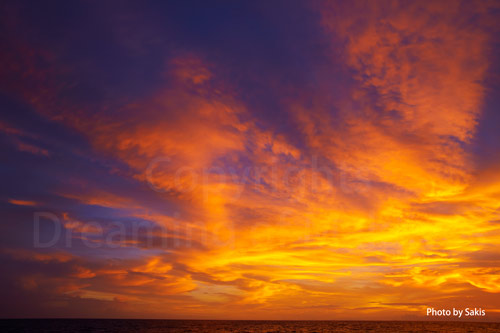 Maldives sunset summer monsoon