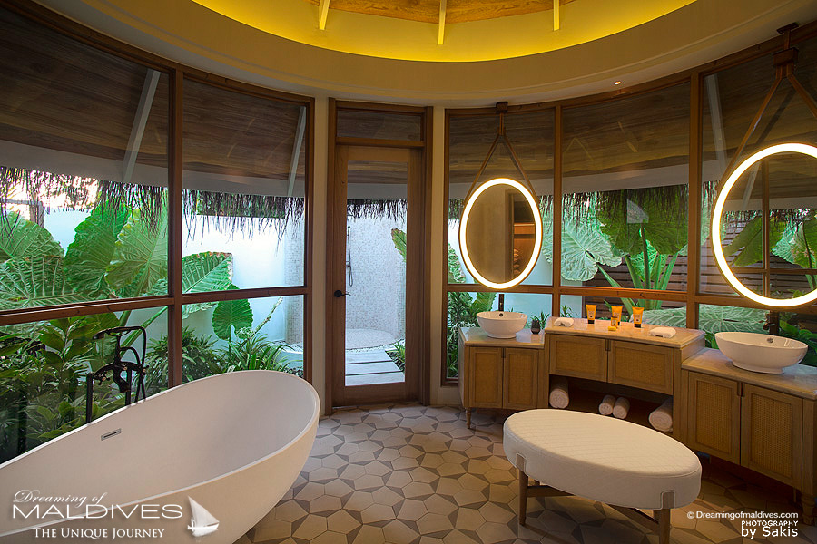 Milaidhoo Maldives Beach Pool Villa. The Bathroom