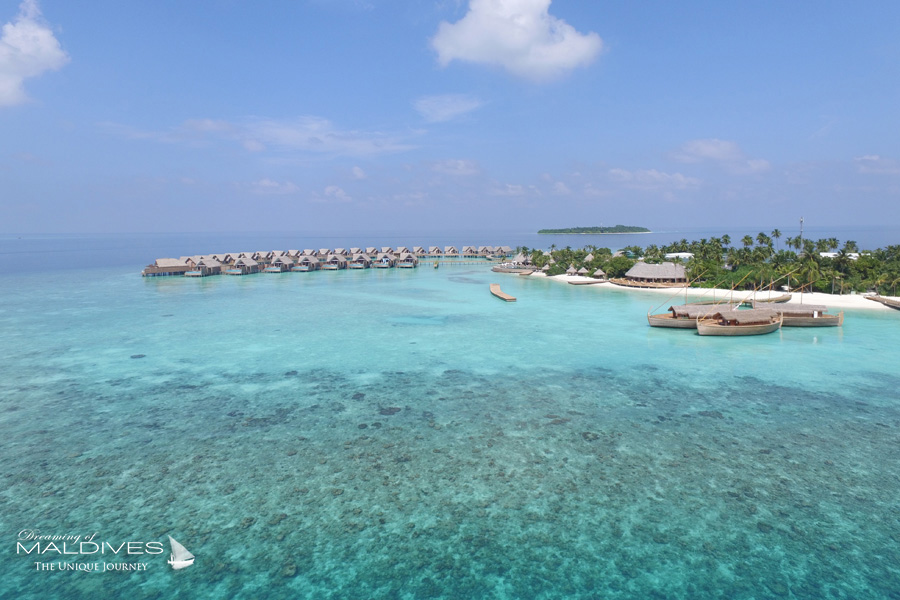 Milaidhoo Maldives aerial view