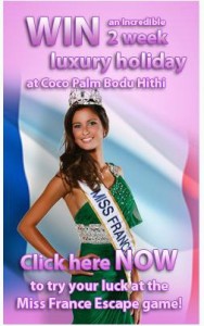 miss-france-maldives miss france 2001 maldives at coco palm Bodu Hithi