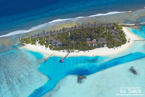 Naladhu Maldives aerial view photo gallery