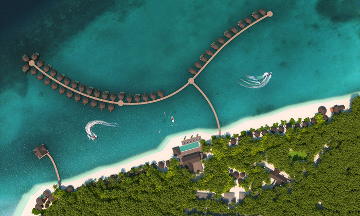 Pullman Maamutaa Maldives by Accor - Aerial
